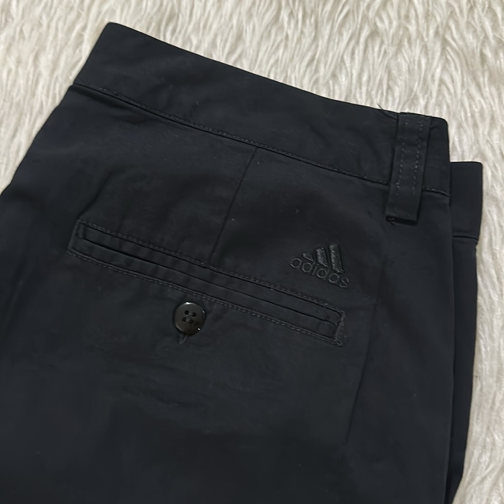 Adidas black capris golf pants size 10 - Picture 7 of 7